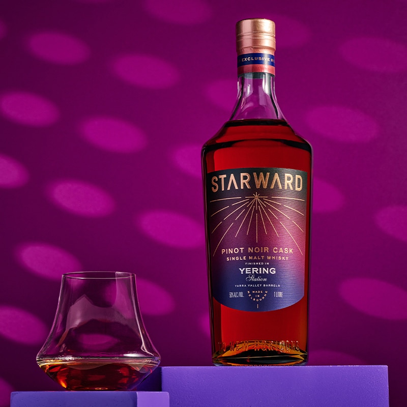 Starward Pinot Noir Cask Single Malt Whisky x Yering Station 1L